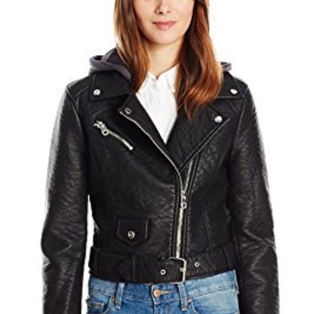 Member’s only faux leather jacket